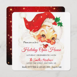 Retro Sinterklaasviering, Open Huis Feestdagenkaart