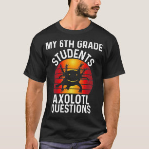 Retro Sith Grade Teacher Apprecie i Aolotl Que T-shirt