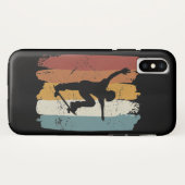 Retro  skateboard Case-Mate iPhone case (Achterkant (horizontaal))
