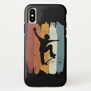 Retro  skateboard iPhone XS hoesje