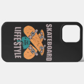 Retro Skateboard Lifestyle Case-Mate iPhone Case (Achterkant (horizontaal))
