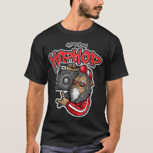 Retro  Skateboard Street Draag Santa Cruz Hi T-shirt