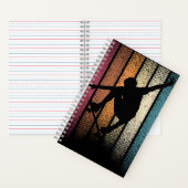  retro skateboarden notitieboek (Binnen)