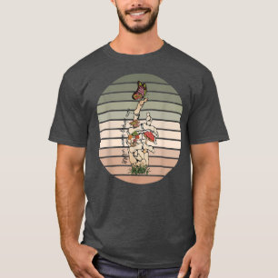 Retro Skeleton Hand Boho Cottcore Gothic Spooky C T-shirt