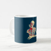 Retro Skeleton Koffiemok (Voorkant links)