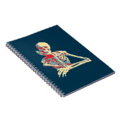 Retro Skeleton Notitieboek (Rechterzijde)