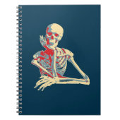 Retro Skeleton Notitieboek (Voorkant)