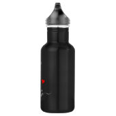 Retro Sketch Monogram Letter J, Waterfles (Rechts)