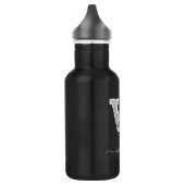 Retro Sketch Monogram Letter W, Waterfles Waterfles (Links)