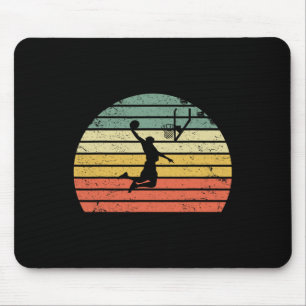Retro Sketll Dunk Sunset Kleurrijk Muismat