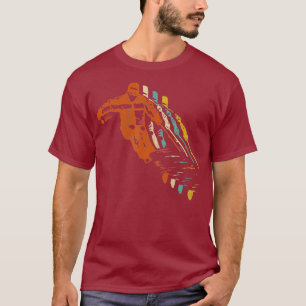 Retro Ski 80s 90s Ski Draag Skiing T-shirt