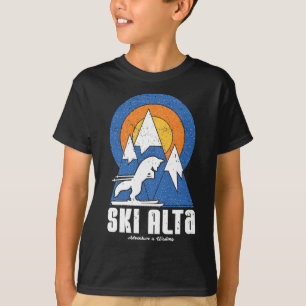 Retro Ski Alta White Fox T-shirt