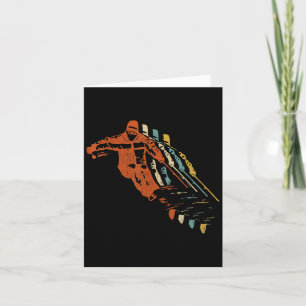 Retro Ski  jaren 80 jaren 90 Skikleding Kaart