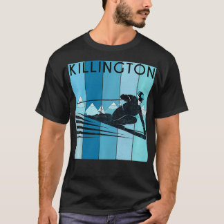 Retro Ski Killington Vermont Sneeuwski T-shirt