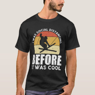 Retro ski T-shirt Cool Wintersport Skiers SK