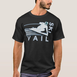 Retro Ski Vail ColoradoVintage Snow Ski T-shirt