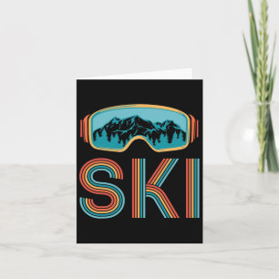 Retro Ski Vintage jaren 80 jaren 90 Winter Sport S Kaart