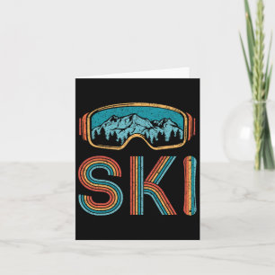 Retro Ski Vintage jaren 80 jaren 90 Winter Sport S Kaart