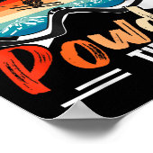 Retro ski wintersport skiën opkomst & amp; Shine! Poster (Hoek)