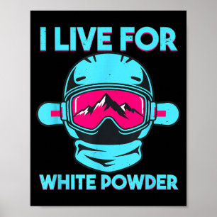 Retro skibril snowboard 80s 90s apres vintage poster