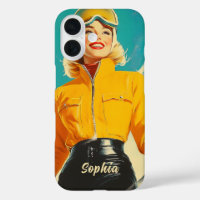 Retro Skiën Glamour Winteravontuur