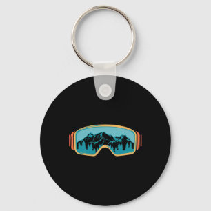 Retro Skiën Vintage 80s 90s Snowboarden Skiers M Sleutelhanger