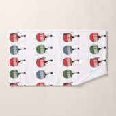 Retro skilift illustratie handdoek (Handdoek)