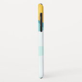 Retro Skiontwerp met Sneeuwlandschap Case-Mate iPhone Case (Achterkant/links)