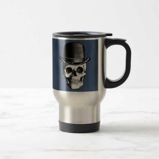 Retro Skull Head Reisbeker (Rechts)