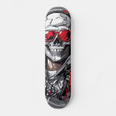Retro Skull Skateboard (Voorkant)