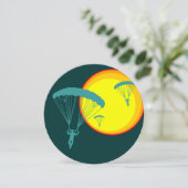 retro skydivers kaart (Staand voorkant)