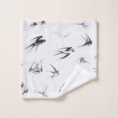 Retro Slim Natuur Bad Handdoek (Wasdoekje)