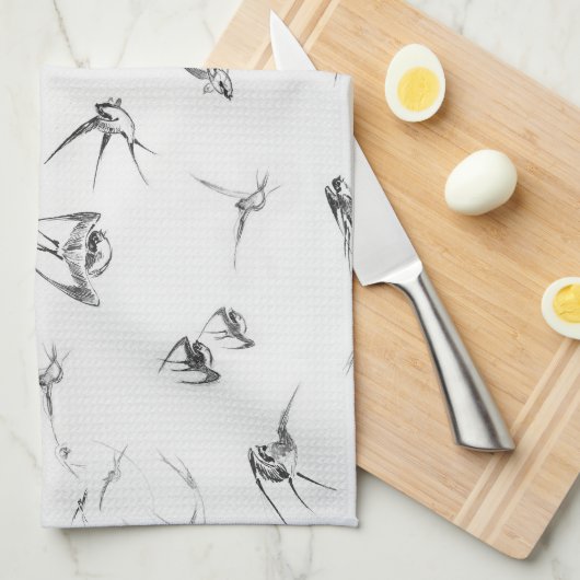 Retro Slim Natuur Theedoek (Quarter Fold)