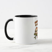 Retro Sloth Anti Hustle Color Inside Mug (Gauche)