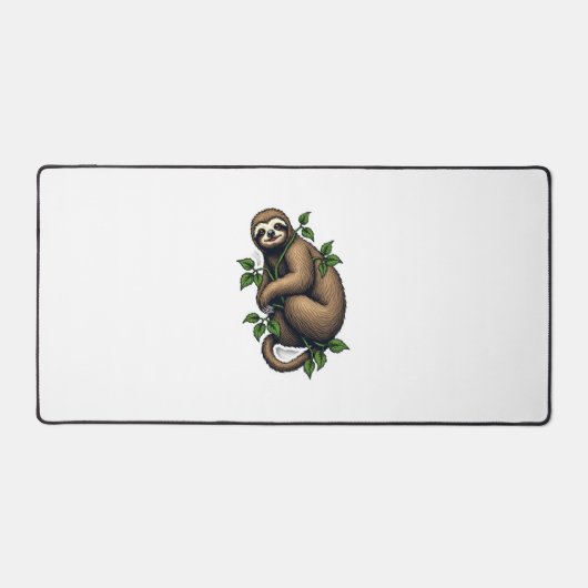 Retro Sloth Line Art Vintage Tee (4) (Recto)