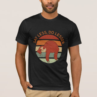 Retro Sloth Sunset T-shirt