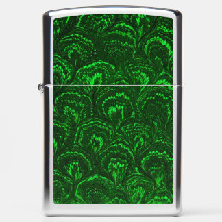 Retro Smaragdgroene Wervelingen