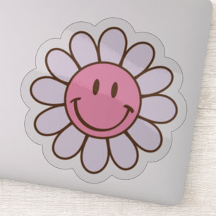 Retro Smile Face Sticker