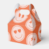 Retro Smile Patroon Favor Box Bedankdoosjes (Achterkant)