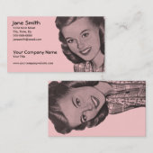 Retro Smile Visitekaartje (Voorkant / Achterkant)