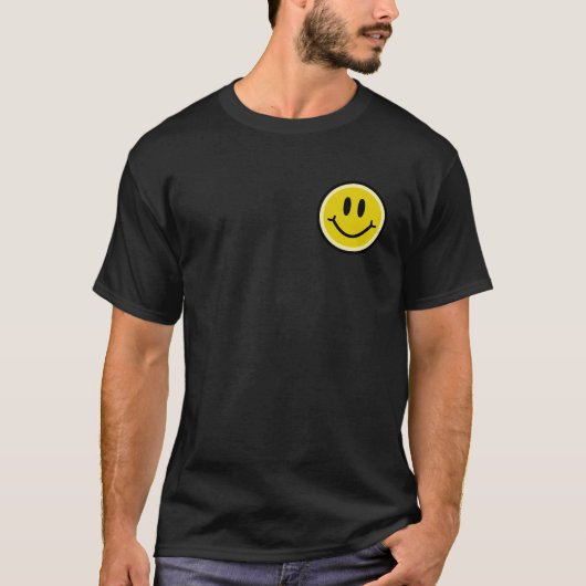 Retro Smiley Face T-shirt – 90s Vibe (Voorkant)