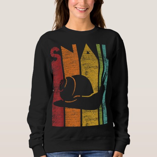 Retro Snail Trui (Voorkant)
