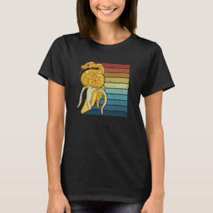 Retro Snake Pythonidae Snake Owner Banana Ball Pyt T-shirt