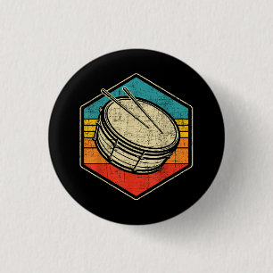 Retro  Snare Drum - Marching Band Drumline Ronde Button 3,2 Cm