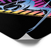 Retro  sneeuw 80's Apres Ski Patrol Poster (Hoek)