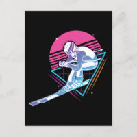 Retro sneeuw van 80 jaar Ski