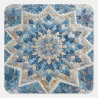 Retro sneeuwvlok Kaleidoscoop Quilt