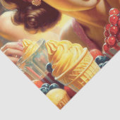 Retro Snoep meisjes Tissuepapier (Detail)