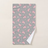 Retro Snoep Pink Flamingos ©studioxine Bad Handdoek (Handdoek)