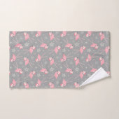 Retro Snoep Pink Flamingos ©studioxine Bad Handdoek (Handdoek)